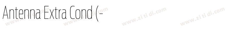 Antenna Extra Cond (字体转换